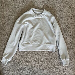 Lululemon Ribbed Cropped Sweatshirt